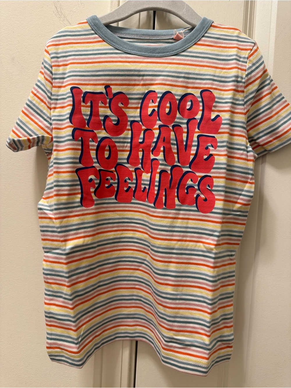 NWT Mini Boden Kids It’s Cool to have feelings T-shirt